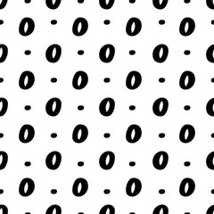 Geometric shapes seamless pattern hand drawn vector