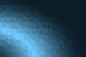 Abstract Blue Trianglify Gradient Background
