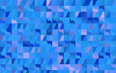 Light BLUE vector triangle mosaic background. Creative illustration in halftone style with gradient. A new texture for your design.
