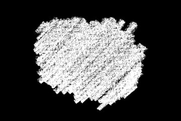 Fototapeta Scribble hand drawn in chalk on black background. Monochrome stain element. Digitally generated image. Vector illustration, Eps 10. obraz
