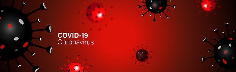 Covid-19 Coronavirus banner design. World Health organization WHO new official name for Coronavirus disease named COVID-19, Vector illustration