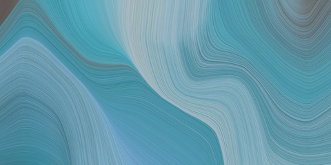 elegant canvas background graphic with smooth swirl waves background illustration with cadet blue, pastel blue and dim gray color