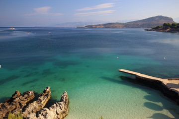  The seaside town of Ksamil in Albania © moniadk