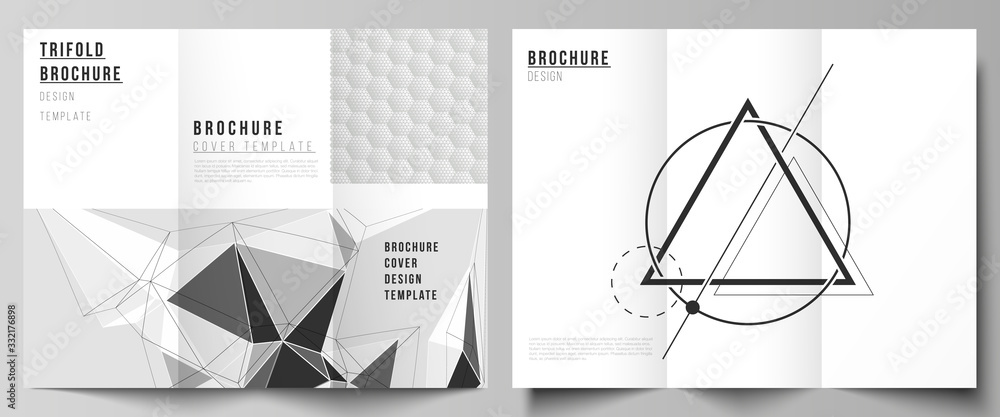 Aufkleber the minimal vector illustration layouts. modern creative covers design templates for trifold brochur