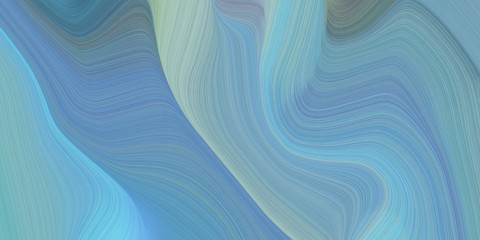 elegant canvas wall art graphic with curvy background design with cadet blue, ash gray and slate gray color