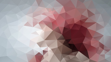 Obraz premium vector abstract irregular polygon background - triangle low poly pattern - color grey old pink mauve brown