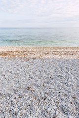 Spiaggia di Capobianco, Isola D'Elba. Mattino presto.