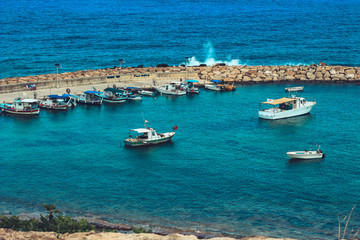 Fototapeta na wymiar Agios Ghiorgios bay