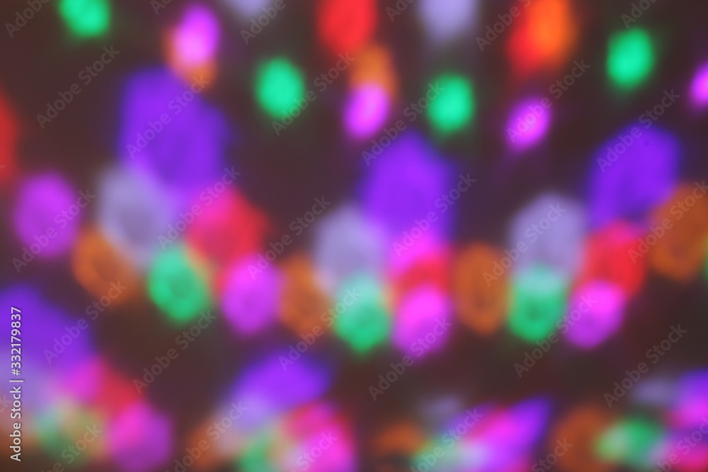 Wall mural abstract background colorful bokeh