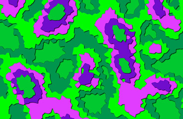 Paper cutout background. Water. 3D layered objects. Design for branding, advertising for presentations, flyers, posters and invitations. Colors: lime, purple, purple, dark green.