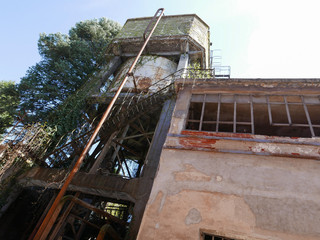 abandoned factory ruins