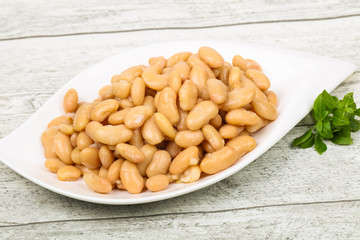 Baked white bean