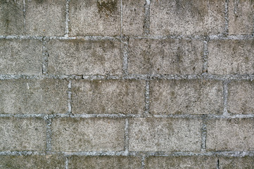 Old conctete blocks wall texture background