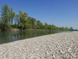 River Po in Carignano