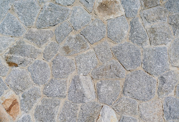 Old castle wall. Stone wall