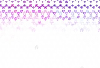 Light Blue, Red vector template with curved lines.