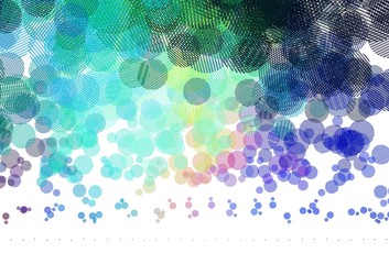 Light Blue, Green vector backdrop with dots.