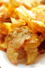french fries and ketchup