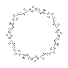 flower element is the line of hand drawing graphic design vector file