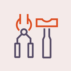 hammer pliers icon