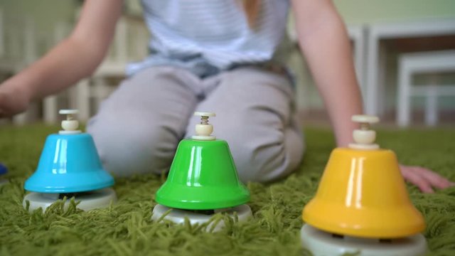 Developmental music classes. Hand Bells for Kids