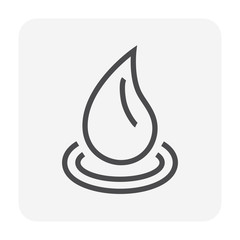 Fototapeta premium clean water icon