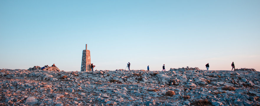 Top of the mountain in 'La Maroma'