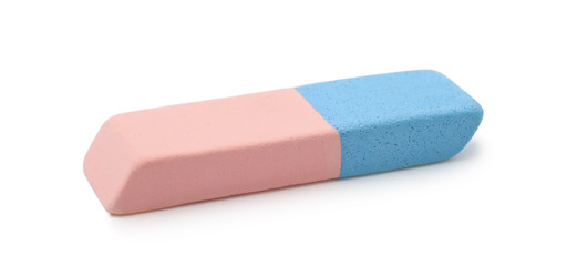 Eraser isolated on white background.