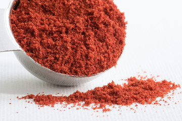 Paprika Spilled from a Teaspoon