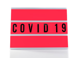 Covid 19 virus conceptual image