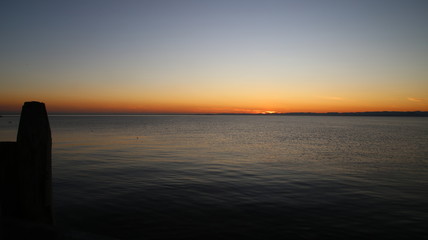 Sunset  at the Garda lake - Italy