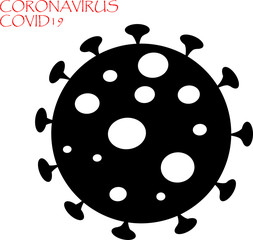 Stop coronavirus vector illustration