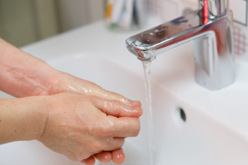Hygiene. Cleaning Hands. Washing hands,Soap