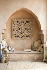 middle east arch interior stylish design inside room