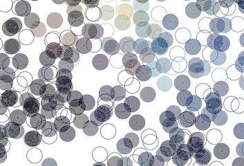 Light Multicolor vector backdrop with dots.