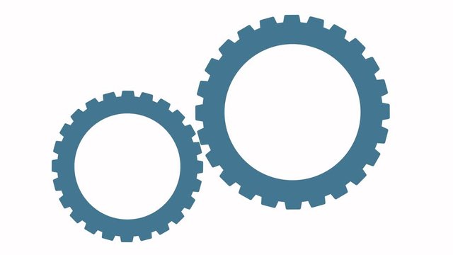 gears cogs teamwork concept icon