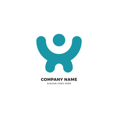 Fototapeta premium Creative vector logo icon design template. Abstract logotype concept element sign shape.