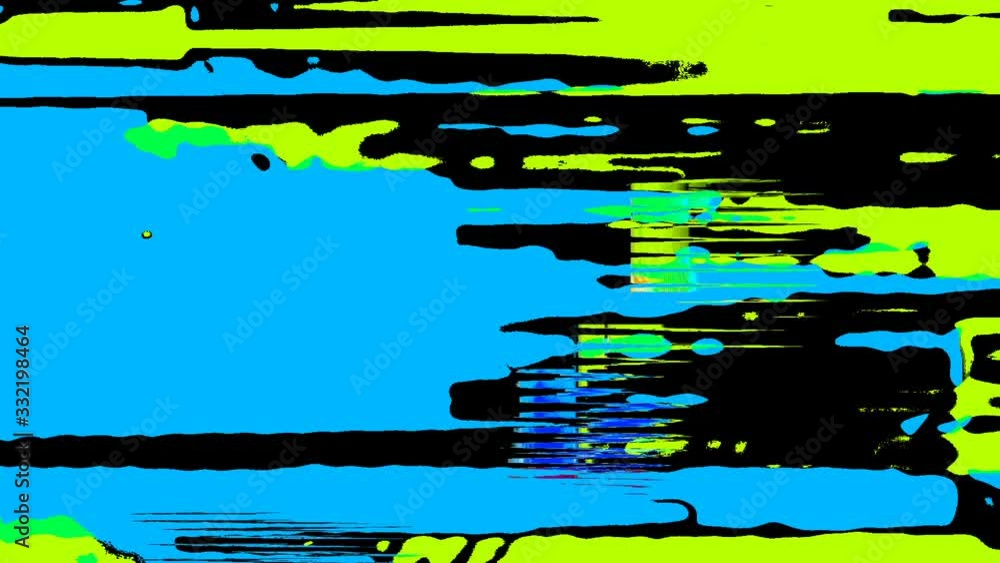 Poster noise waves damage distorted no signal flowing lines abstract background