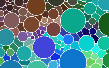 abstract vector stained-glass mosaic background