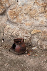 Pottery and stone from Nazareth Israel