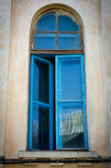 old wooden door