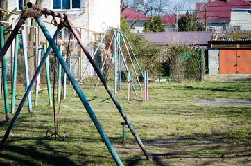 swing in garden