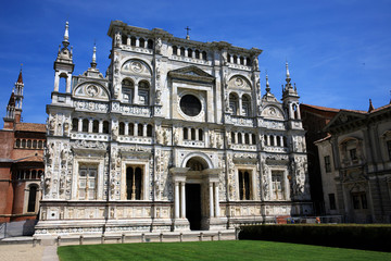 Fototapeta premium Pavia (PV), Italy - June 09, 2018: Certosa di Pavia, Pavia, Lombardy, Italy