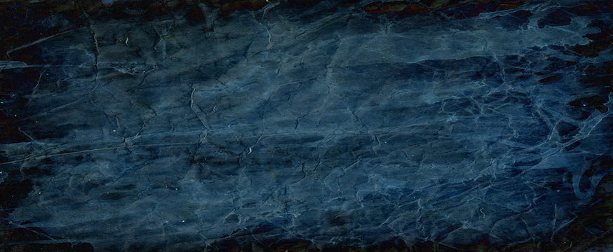 Abstract blue background of elegant dark blue vintage grunge background texture