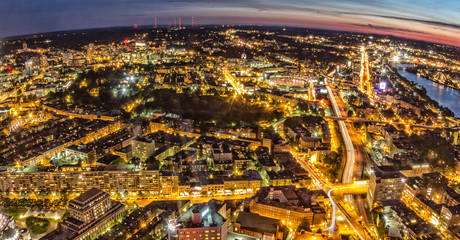 Fototapeta na wymiar Aerial View of Boston