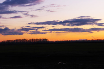  evening sky far from civilization