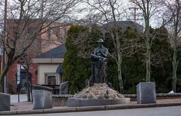 Obraz premium John ford Statue - Portland, Maine.