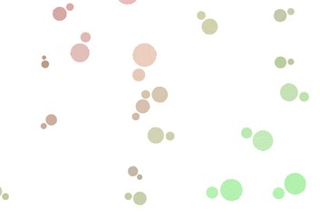 Light Green, Red vector template with circles.