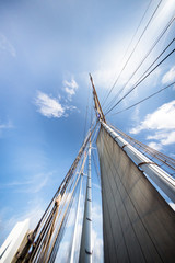 Obraz premium Mast of a ship