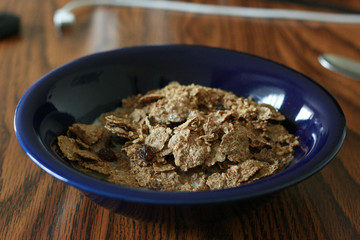 close up of brand flakes